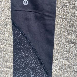 Lululemon fast and free 25” black running pants
